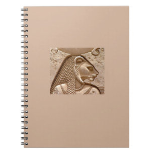Egyptian Deity Sekhmet Spiral Notebook