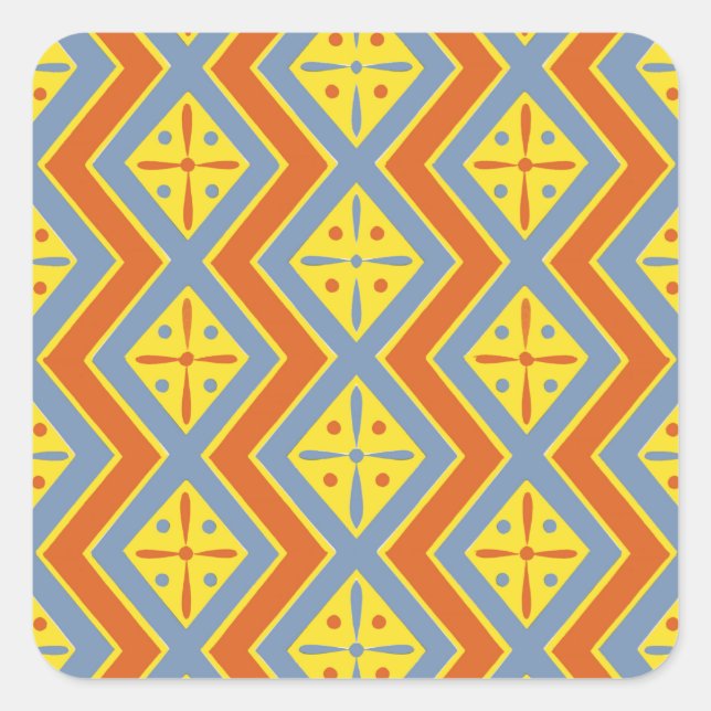 Egyptian Design #11 at Emporio Moffa Square Sticker (Front)