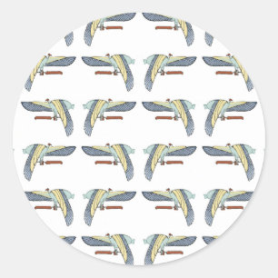 Egyptian Design #12 at Emporio Moffa Classic Round Sticker