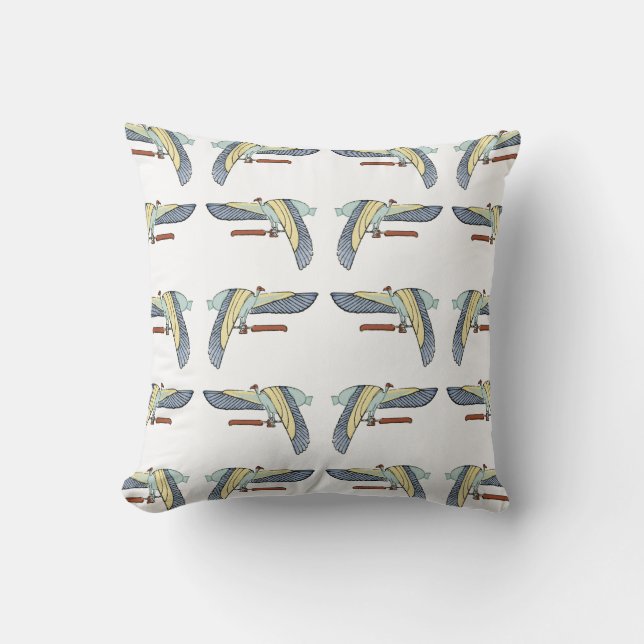 Egyptian Design #12 at Emporio Moffa Cushion (Front)