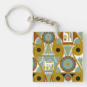 Egyptian Design #1 at Emporio Moffa Key Ring