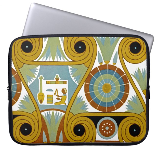 Egyptian Design #1 at Emporio Moffa Laptop Sleeve (Front)