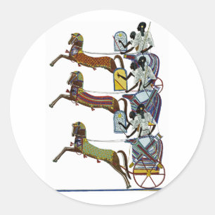 Egyptian Design  #2 at Emporio Moffa Classic Round Sticker