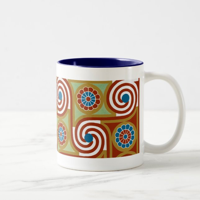 Egyptian Design #4 at Emporio Moffa Two-Tone Coffee Mug (Right)