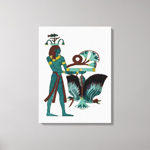 Egyptian Design #5 at Emporio Moffa Canvas Print