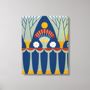 Egyptian Design #7 at Emporio Moffa Canvas Print