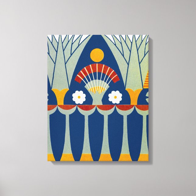 Egyptian Design #7 at Emporio Moffa Canvas Print (Front)