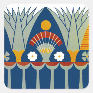 Egyptian Design #7 at Emporio Moffa Square Sticker