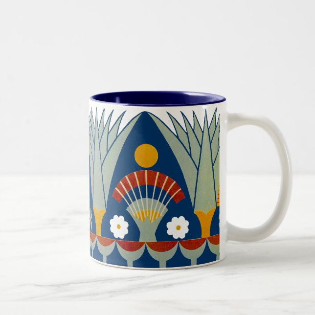 Egyptian Design #7 at Emporio Moffa Two-Tone Coffee Mug (Right)