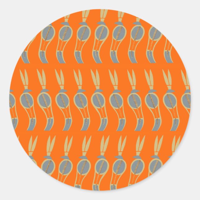 Egyptian Design #8 at Emporio Moffa Classic Round Sticker (Front)