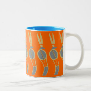 Egyptian Design #8 at Emporio Moffa Two-Tone Coffee Mug