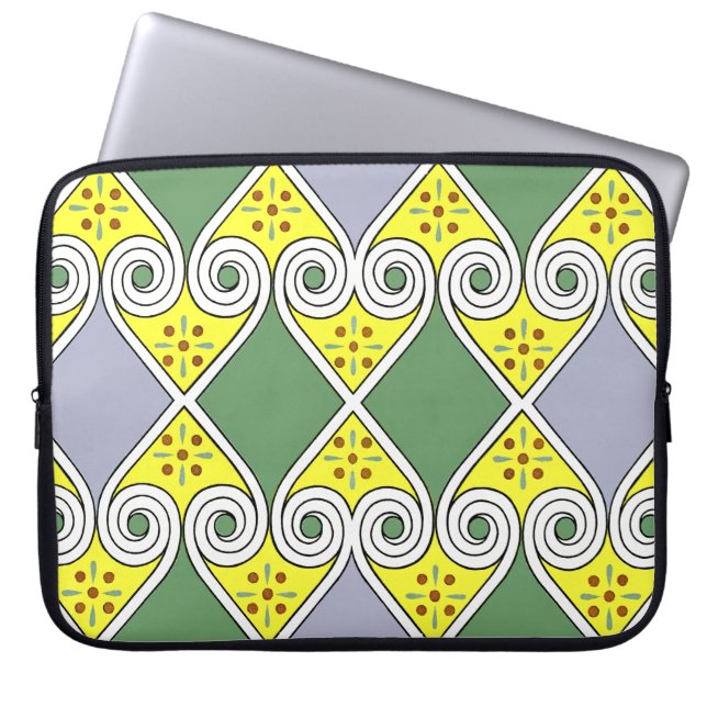 Egyptian Design #9 at Emporio Moffa Laptop Sleeve (Front)