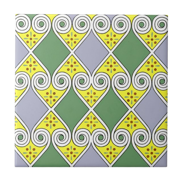 Egyptian Design #9 at Emporio Moffa Tile (Front)