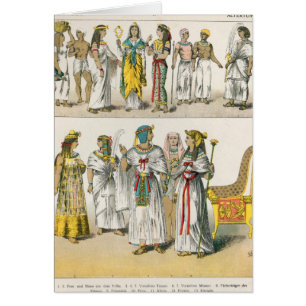 Egyptian Dress, from 'Trachten der Voelker'