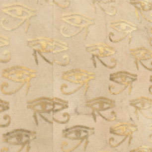 Egyptian Eye Egypt Theme Beige and Gold Brown  Wallpaper