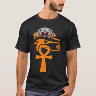 Egyptian Eye Of Horus Ankh Egypt Archaeologist Ea T-Shirt