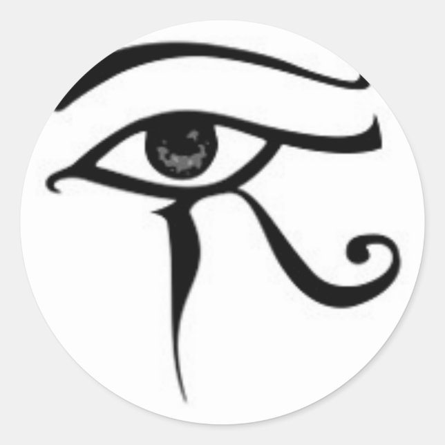 Egyptian eye Of Horus Classic Round Sticker (Front)