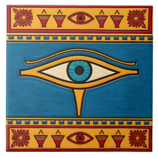 Egyptian Eye of Horus, Eye of Ra Egypt Deity Tile