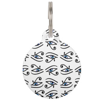Egyptian Eye of Horus or wadjet Pet Tag