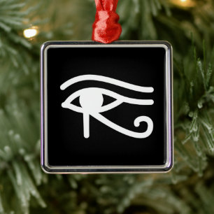 Egyptian Eye of Horus Symbol Metal Tree Decoration