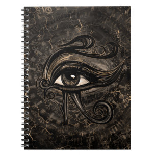 Egyptian Eye of Horus - Wadjet Digital Art Notebook