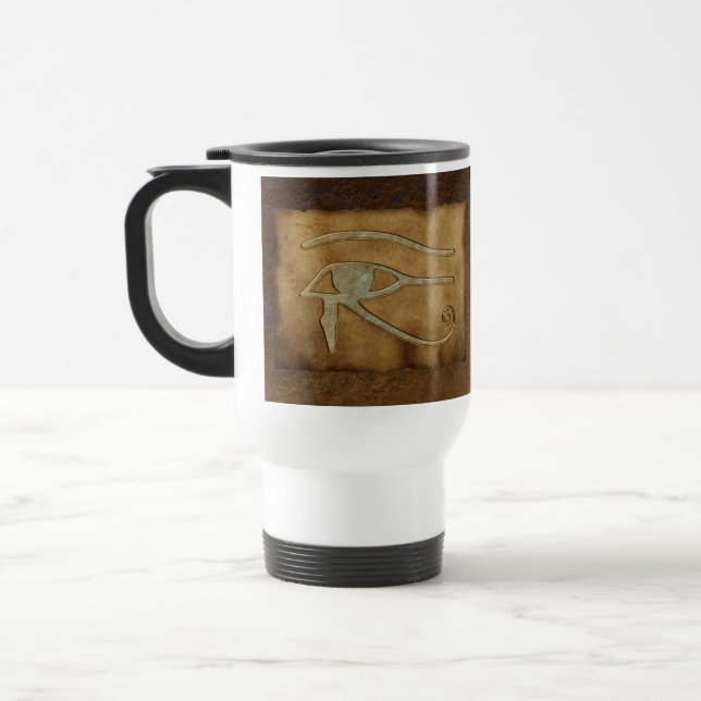 Egyptian Eye of Horus Wadjet Gift Mugs (Left)