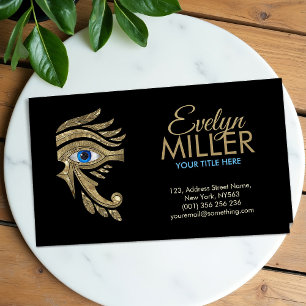 Egyptian Eye of Horus - Wadjet Ornament Business Card
