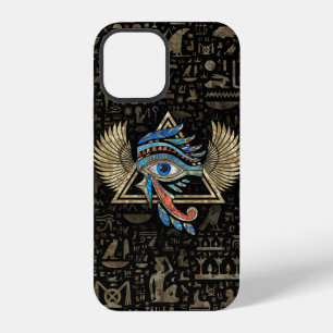 Egyptian Eye of Horus - Wadjet Ornament iPhone 12 Case