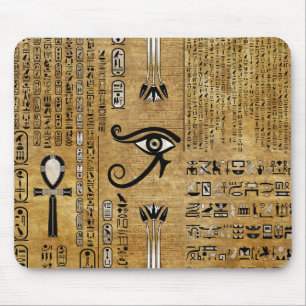 Egyptian Eye of Horus - Wadjet Ornament Mouse Mat