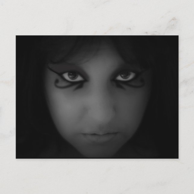 Egyptian eyes post card (Front)