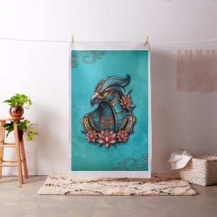 Egyptian Falcon God.  Fabric
