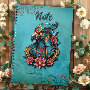 Egyptian Falcon God. Notebook