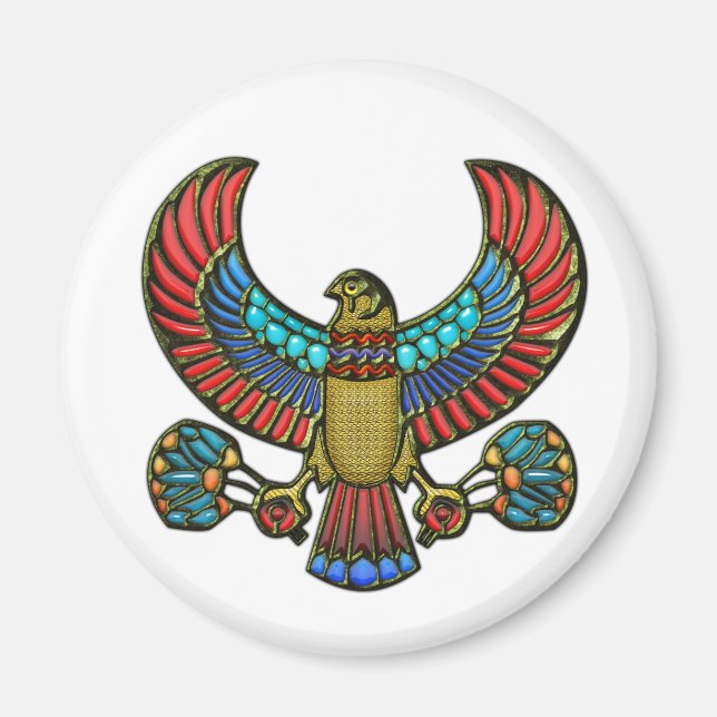 Egyptian Falcon Magnet (Front)