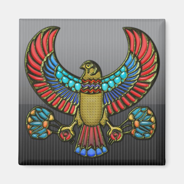 Egyptian Falcon Magnet (Front)