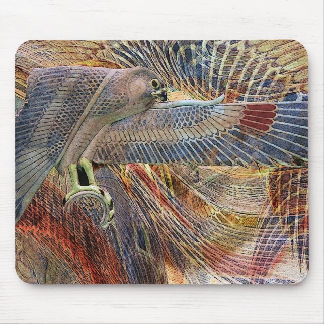 Egyptian Falcon Mouse Mat (Front)