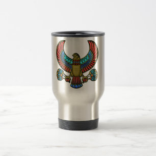 Egyptian Falcon Travel Mug