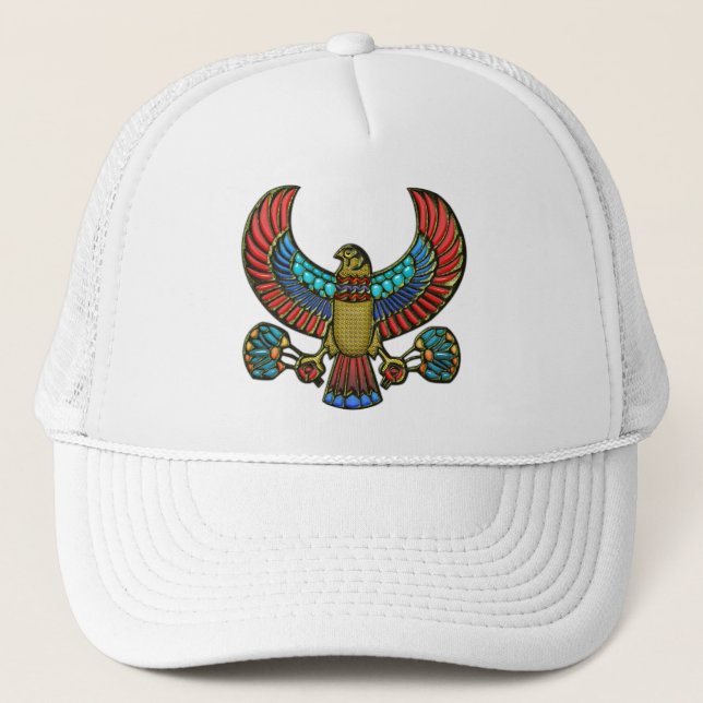 Egyptian Falcon Trucker Hat (Front)