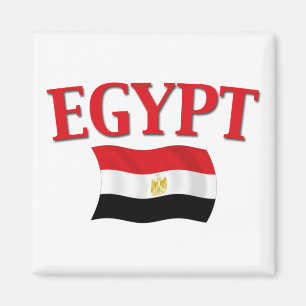 Egyptian Flag 1 Magnet