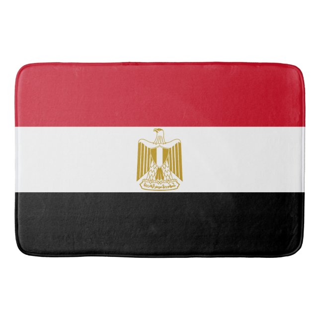 Egyptian flag bath mat (Front)