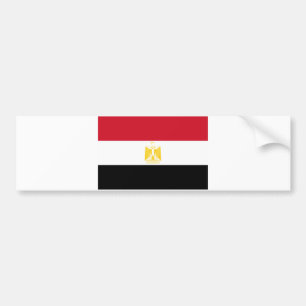 Egyptian Flag Bumper Sticker