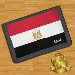 Egyptian flag fashion, Egypt patriots / sports Trifold Wallet<br><div class="desc">WALLETS: Egypt & Egyptian Flag fashion - love my country,  travel gifts,  grandpa birthday,  national patriots / sports fans</div>