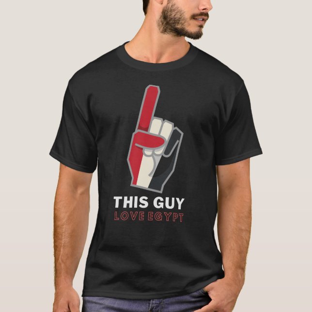Egyptian Flag Funny shirt (Front)