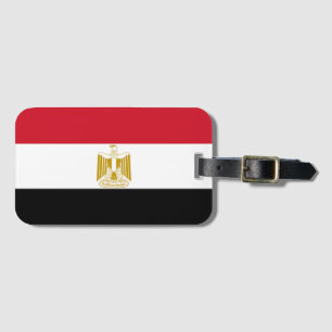 Egyptian flag luggage tag