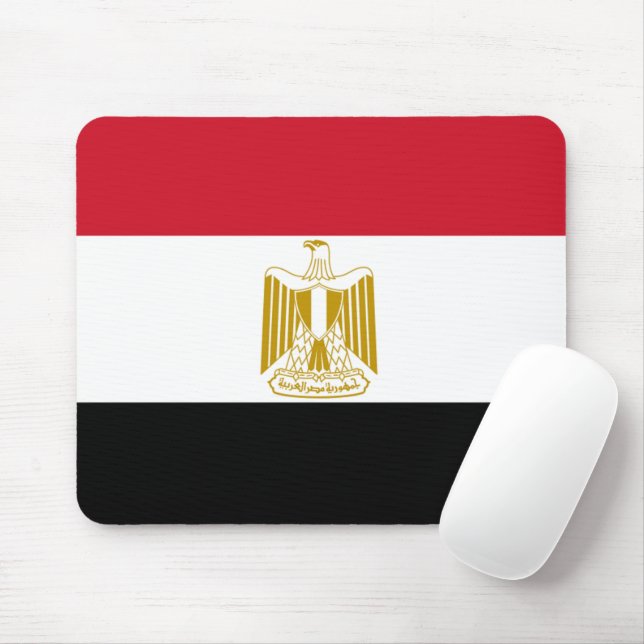 Egyptian flag mouse mat (With Mouse)