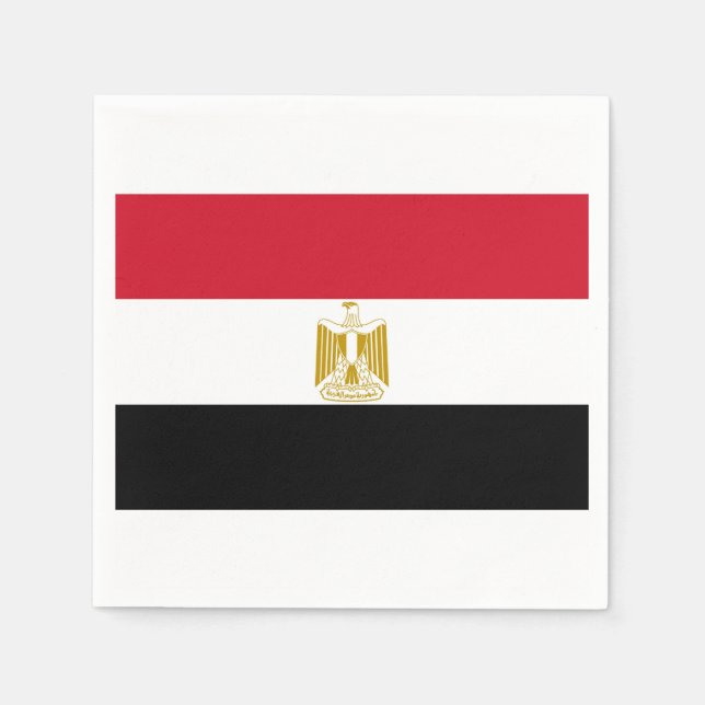 Egyptian Flag Napkins (Front)