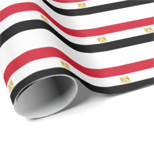 Egyptian flag wrapping paper