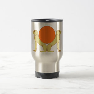 Egyptian God Aker egypt god Travel Mug