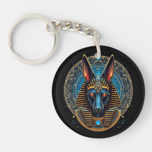 Egyptian God Anubis Ancient Egypt Mythology Key Ring