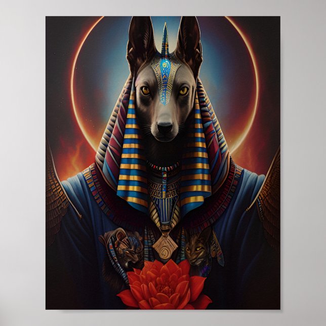 Egyptian God Anubis Poster (Front)