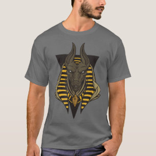 Egyptian god anubis pyramids T-Shirt